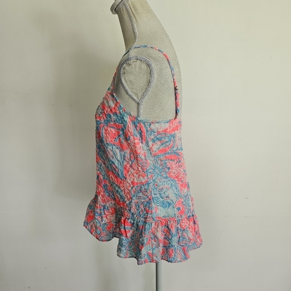Lilly Pulitzer Ruffle Cami Top in Summer Siren - Picture 5 of 10